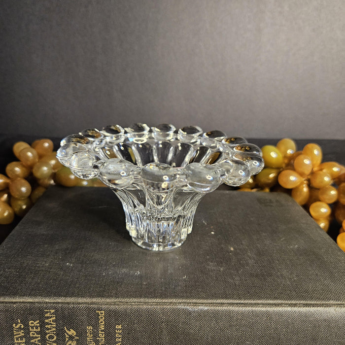 1 Anchor Hocking - Glass - Boopie Candle Holder - 1950's