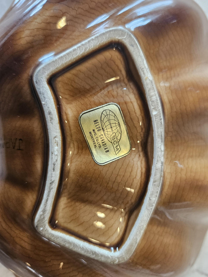 BCM Belgo Canadian - Clam Pattern with Glaze - Trinket Dish