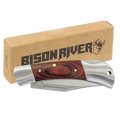 Bison River 3.5" Wood Folding Knife