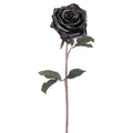 Allstate Black Magic Rose Stem Black 21.5" - Artificial Flowering Plants Silk