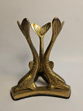 Brass Dolphin Orb Holder