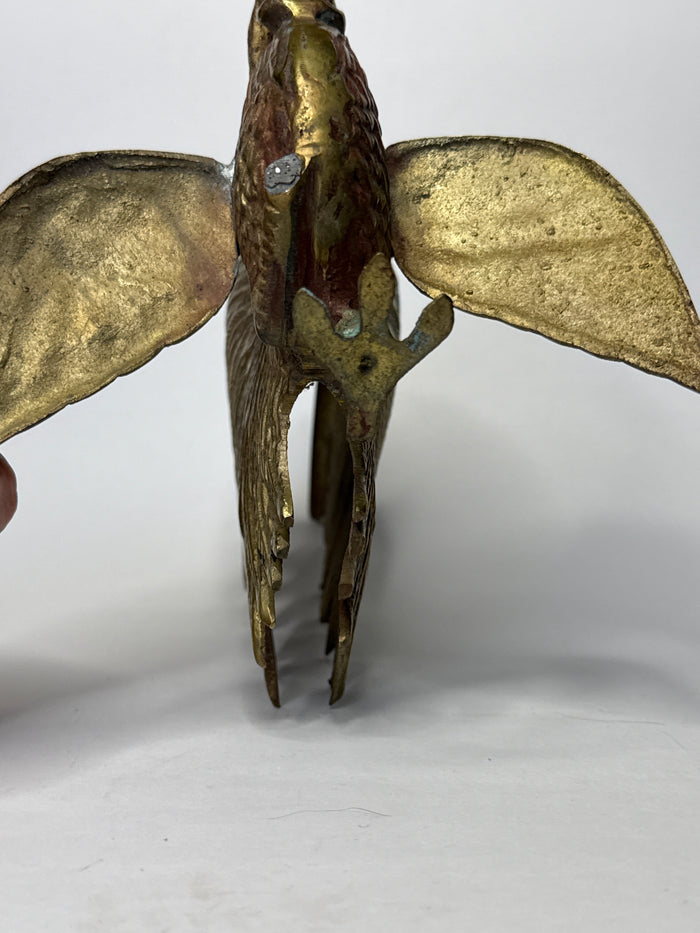 Brass Fighting Cock / Rooster Pair