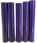 BShort-013: Bespoke 3D Printed Pin Stripe Purple Round Pen Blank Diamond Painting Alumilite Resin Casting
