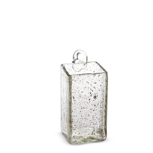 Bubble Glass Wall Vase 6"
