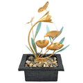 Butterfly Dragonfly Garden indoor Outdoor table top Water fountain Feature Decor