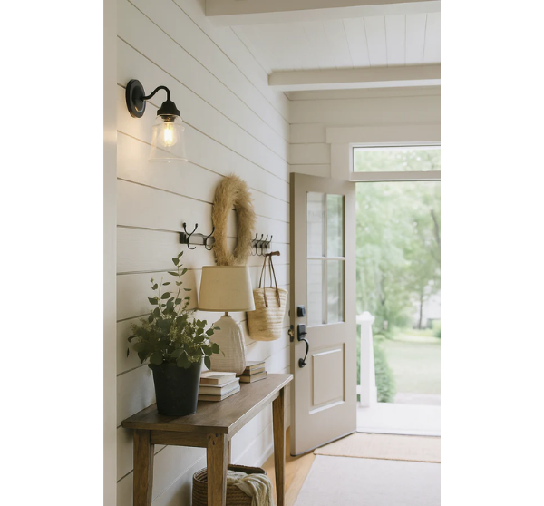 Clear Tiered Bell Wall Sconce - The Lamp Goods
