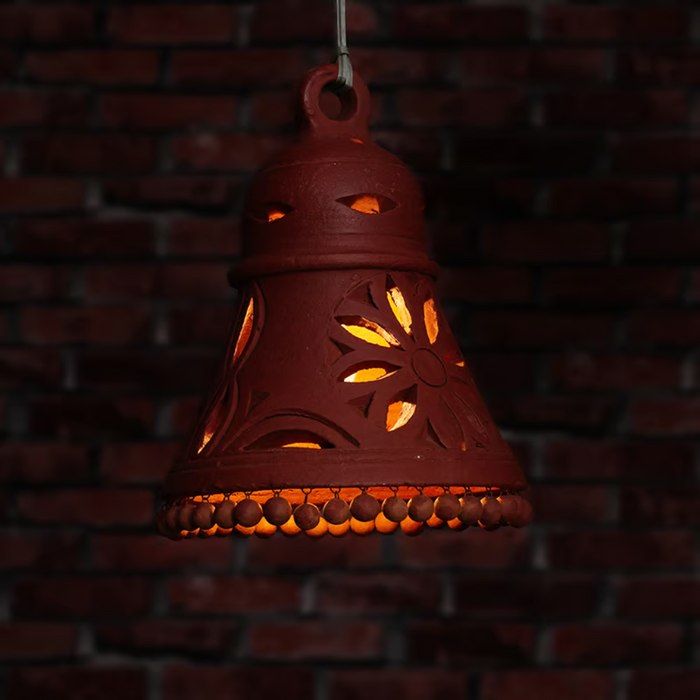 Decorative Clay Lamp