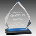 5.25" x 6.75" Blue Diamond Impress Acrylic