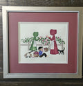Diane Graebner, "Fruit of Labor" - Framed & Completed cross-stitch - Ready to hang