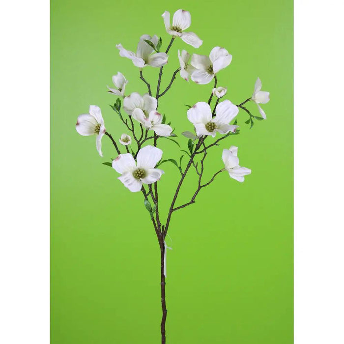 Direct Export Dogwood Spray White 30" - Artificial Flowering Plants Silk