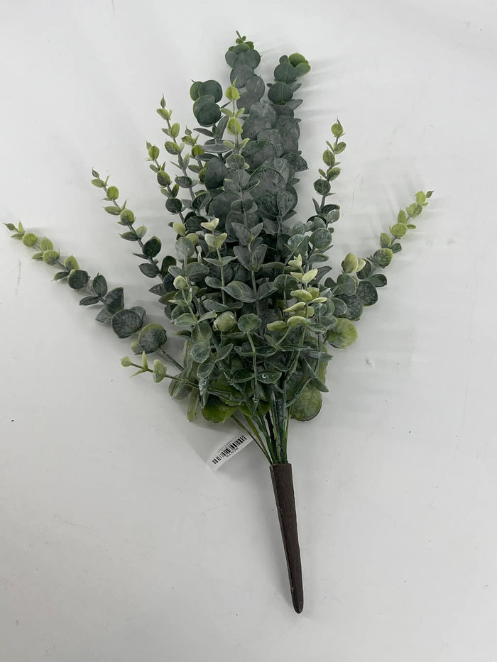 Golden Bell Eucalyptus Bush 23" - Uncategorized Silk