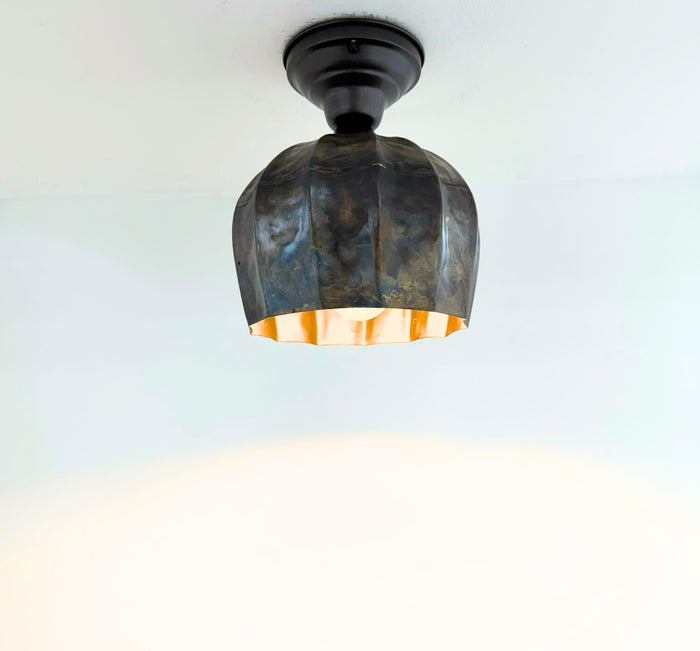 Forge Patina Flush Mount Ceiling Light - The Lamp Goods