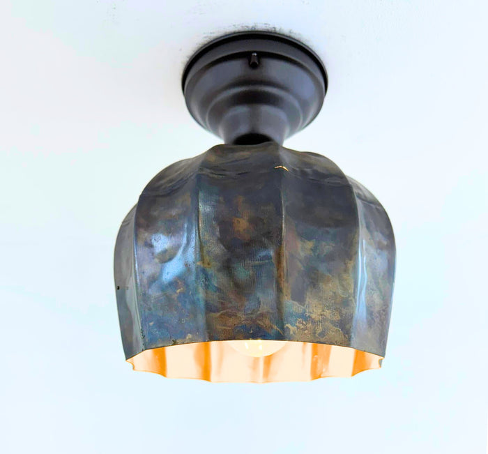 Forge Patina Flush Mount Ceiling Light - The Lamp Goods