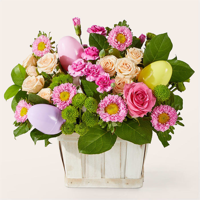 Get Eggcited Basket – PANDA FLOWERS CANADA INC, Calgary AB