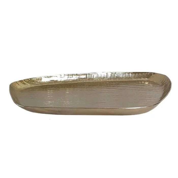 A&B Gold Metal Polygon Tray 14" - Decorative Trays Merchandise