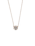 Gold Tree of Life Circle Necklace