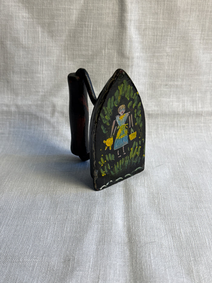 Hand-painted Children’s 3.5” decorative Sad Iron