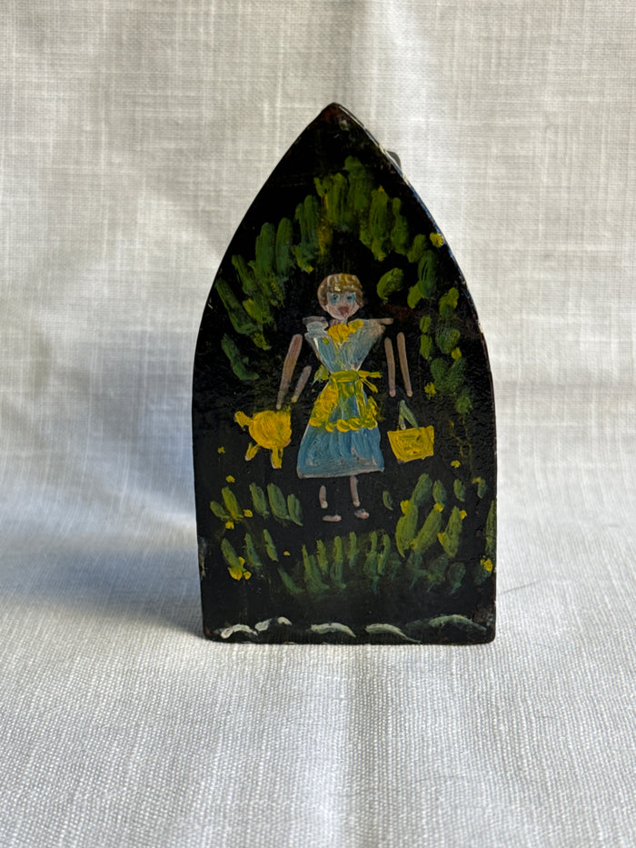 Hand-painted Children’s 3.5” decorative Sad Iron