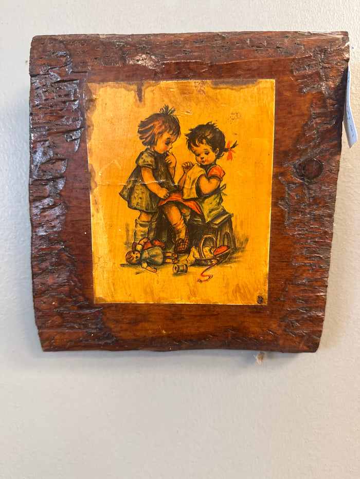 Hummel on wood