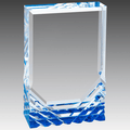 3.5" x 5" Blue Jewel Mirage Acrylic