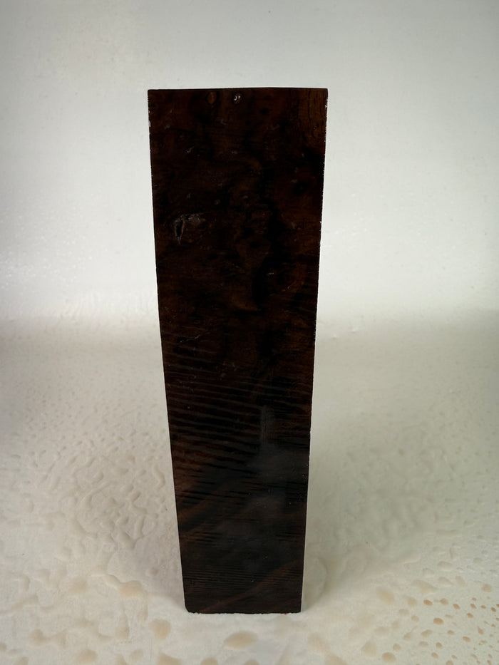 KB-005: Knife Block - Natural Stabilized Claro Walnut Burl