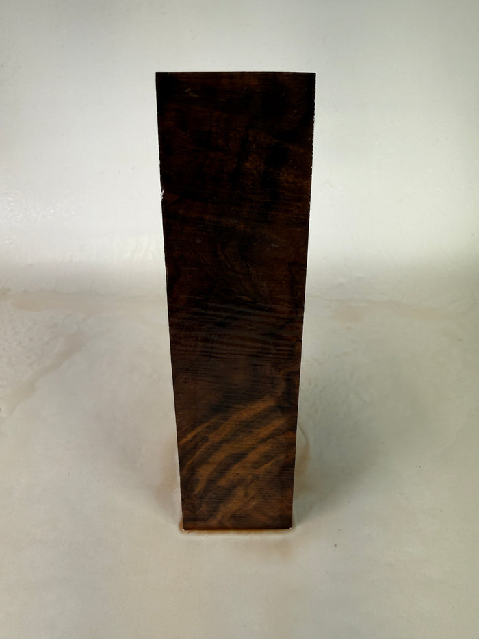KB-006: Knife Block - Natural Stabilized Claro Walnut Burl