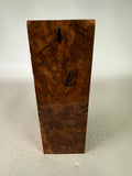 KB-007: Knife Block - Natural Stabilized Claro Walnut Burl