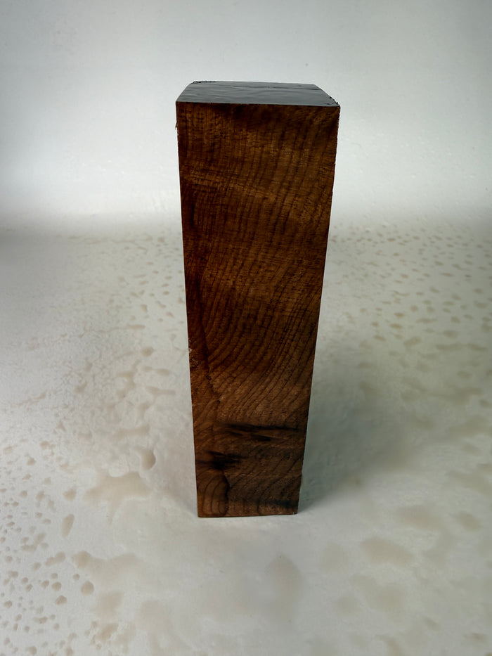 KB-015: Knife Block - Natural Stabilized Redwood Lace Burl
