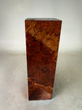 KB-028: Knife Block - Red Dye Stabilized Maple Burl