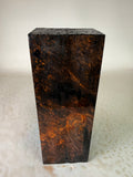 KB-041: Knife Block - Purple Red Dye Stabilized Maple Burl