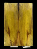 KS-006: Knife Scales - Green Dye Stabilized Spalted Sycamore