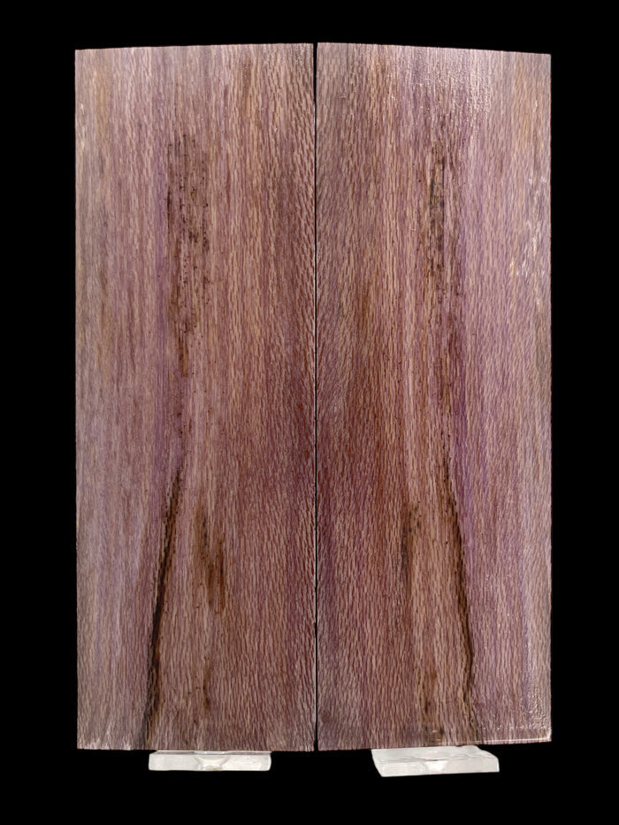 KS-009: Knife Scales - Purple Dye Stabilized Sycamore