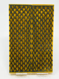 KS-017: Knife Scales - Green Black 3D Printed PLA Dragon Scale Hybrid Gold Resin Alumilite Casting