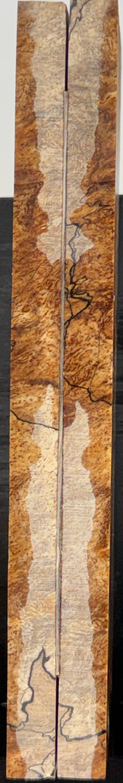 KS-054: Knife Scales - Natural Stabilized Spalted Maple Burl