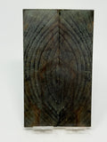 KS-063: Knife Scales - Green Dyed Stabilized Cross Cut Spalted Maple