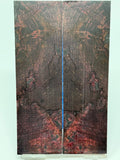 KS-074: Knife Scales - Purple Pink Dyed Stabilized Spalted Quartersawn Maple