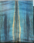 KS-079: Knife Scales - Blue Dyed Stabilized Curly Maple Quartersawn
