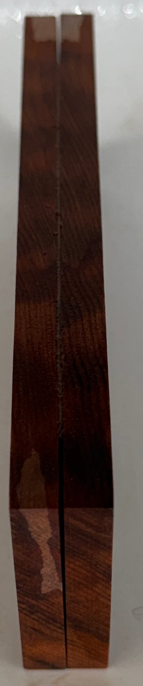 KS-089: Knife Scales - Natural Stabilized Curly Redwood