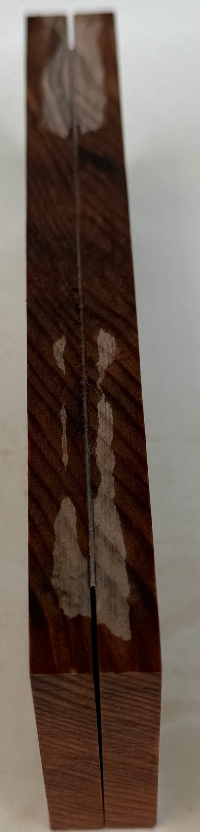 KS-091: Knife Scales - Natural Stabilized Curly Redwood