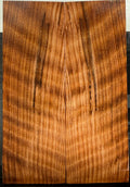 KS-092: Knife Scales - Natural Stabilized Curly Redwood