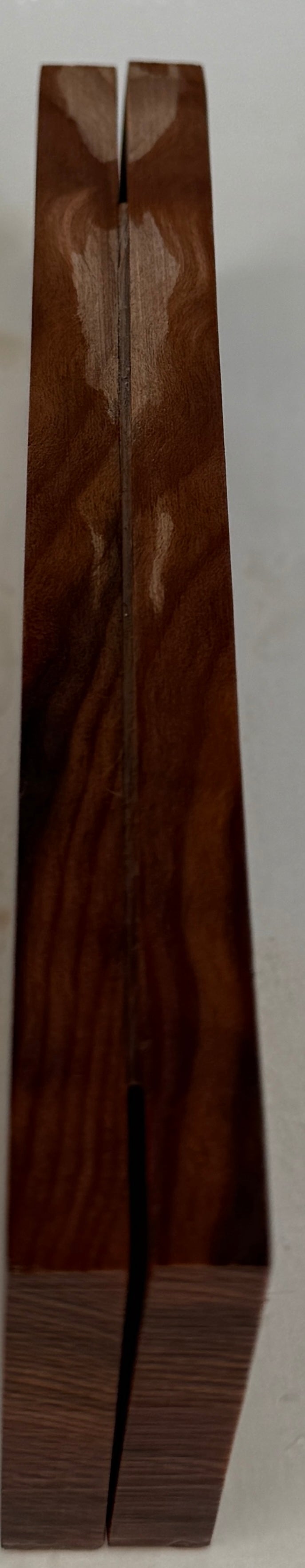 KS-097: Knife Scales - Natural Stabilized Curly Redwood