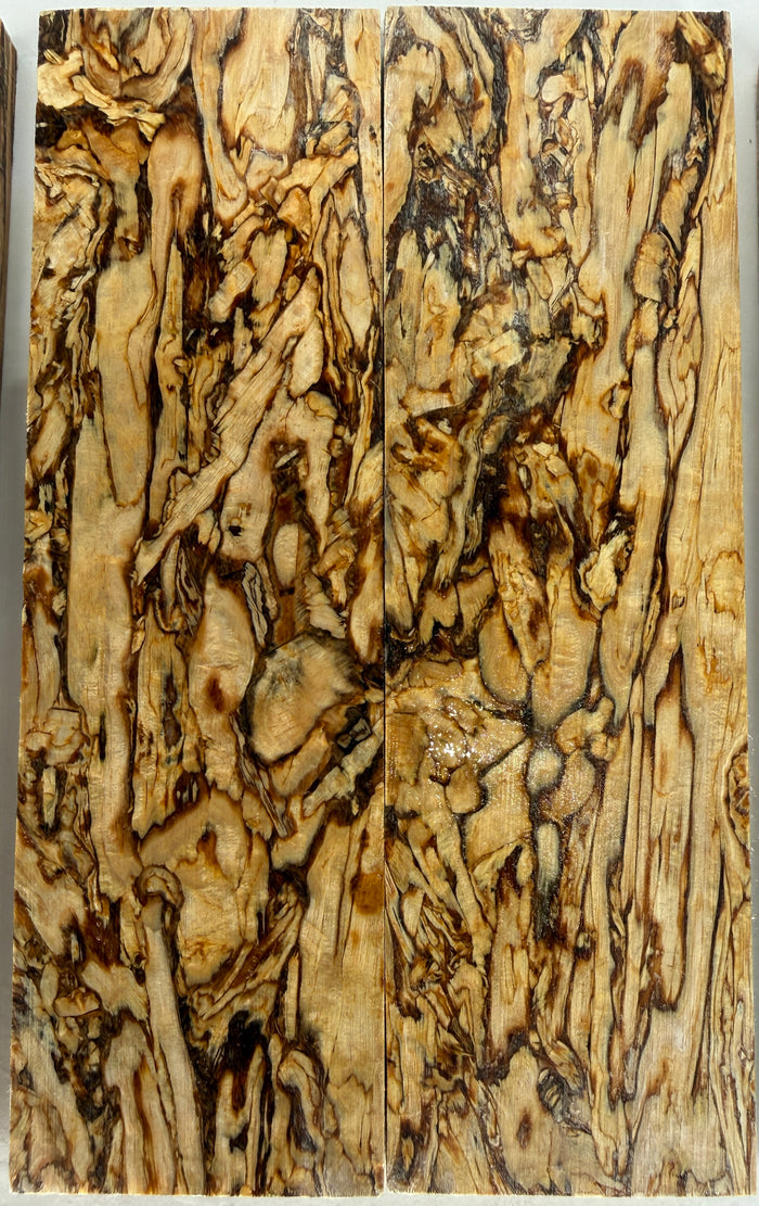 KS-114: Knife Scales - Natural Stabilized Hempwood