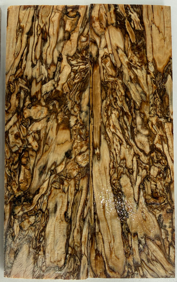 KS-114: Knife Scales - Natural Stabilized Hempwood