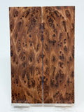 KS-124: Knife Scales - Natural Stabilized Redwood Lace Burl