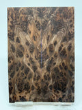 KS-127: Knife Scales - Natural Stabilized Redwood Lace Burl