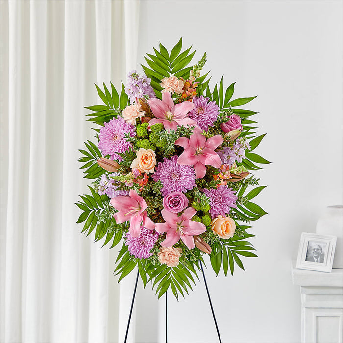 Love & Light Standing Spray – PANDA FLOWERS CANADA INC, Calgary AB