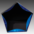 5" Black/Blue Luminary Star Acrylic