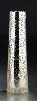 Diamond Star Mercury Glass Votive Candle Holder Small 11" - Candle Holders Merchandise
