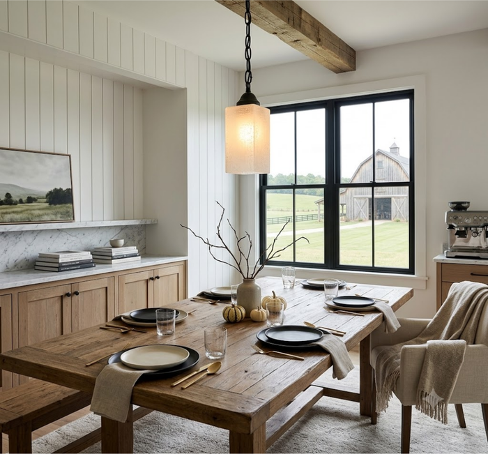 Modern Linen Square Pendant - The Lamp Goods