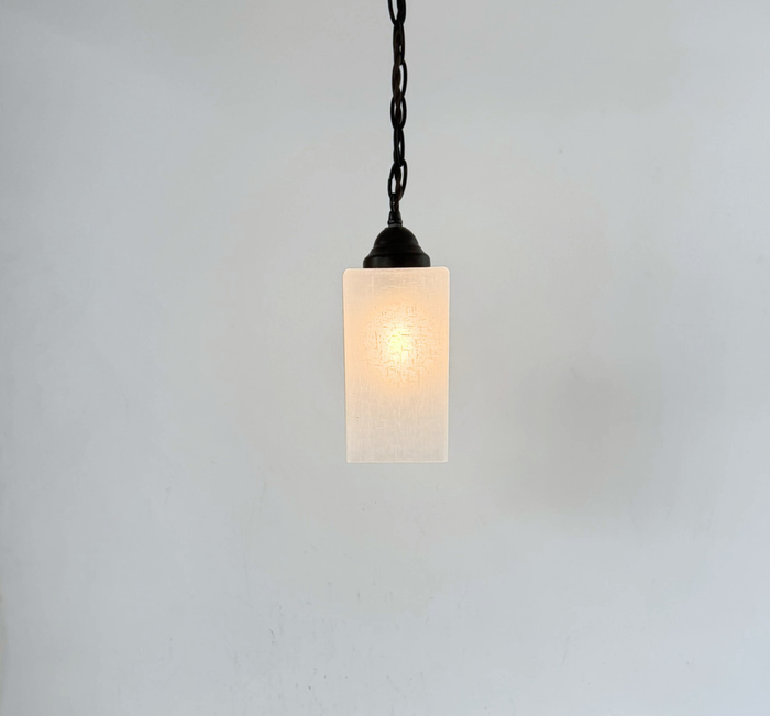 Modern Linen Square Pendant - The Lamp Goods